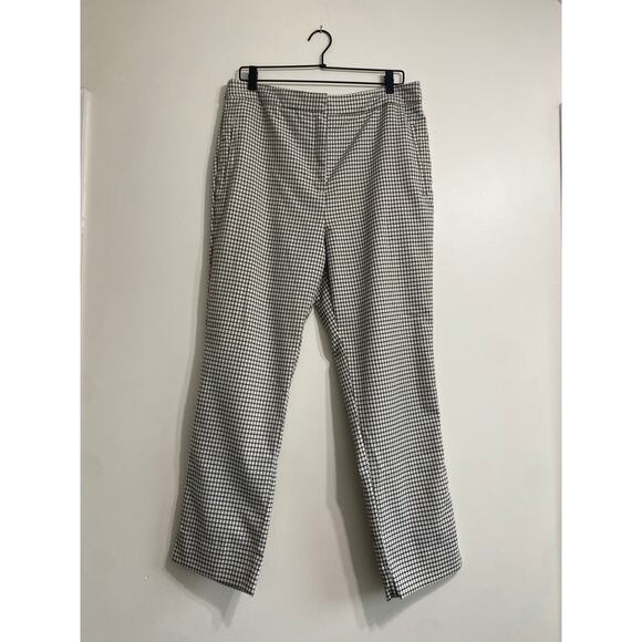 Worthington Slim Ankle Pants - Size Large, Houndstooth - Picture 1 of 9